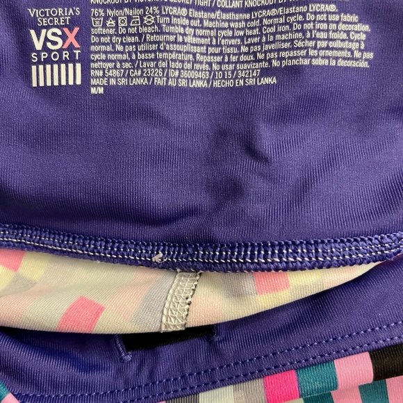 Knockout by Victoria's Secret Tight VSX Sport Leggings High Waisted Size M - Picture 4 of 4
